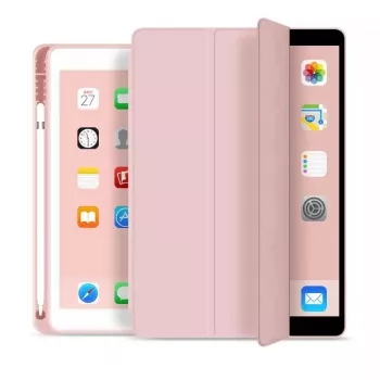 eSTUFF SEATTLE Stiftetui für iPad 9.7 2018/2017 – Pink PU-Leder