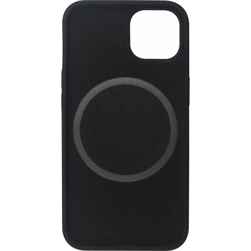 eSTUFF Infinite Rome ES67150036-BULK magnetische Rückseitenabdeckung für Mobiltelefon Apple iPhone 13, MagSafe-kompatibel, Polycarbonat, Silikon, Schwarz
