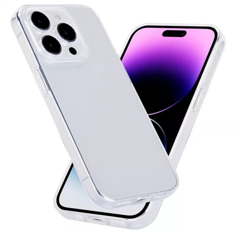 eSTUFF Infinite Vienna ES67100027-BULK Rückseitenabdeckung für Mobiltelefon Apple iPhone 15 Pro, MagSafe-kompatibel, TPU, Transparent