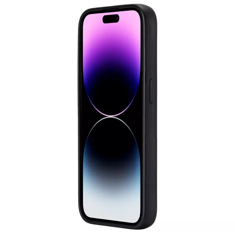 eSTUFF Infinite Vienna ES67101025-BULK Rückseitenabdeckung für Mobiltelefon für Apple iPhone 15, MagSafe-kompatibel, TPU, Schwarz