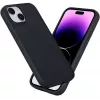 eSTUFF Infinite Vienna ES67101025-BULK Rückseitenabdeckung für Mobiltelefon für Apple iPhone 15, MagSafe-kompatibel, TPU, Schwarz