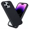 eSTUFF Infinite Vienna ES67101027-BULK Rückseitenabdeckung für Mobiltelefon für Apple iPhone 15 Pro, MagSafe-kompatibel, TPU, Schwarz