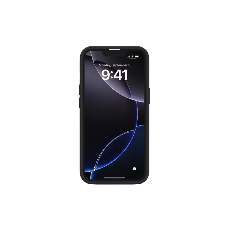 eSTUFF Infinite Riga ES67120021-BULK Rückseitenabdeckung für Mobiltelefon für Apple iPhone 14, Polycarbonat, Silikon, Schwarz