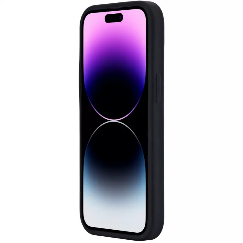 eSTUFF Infinite Riga ES67120025-BULK Rückseitenabdeckung für Mobiltelefon für Apple iPhone 15, MagSafe-kompatibel, Polycarbonat, Silikon, Schwarz