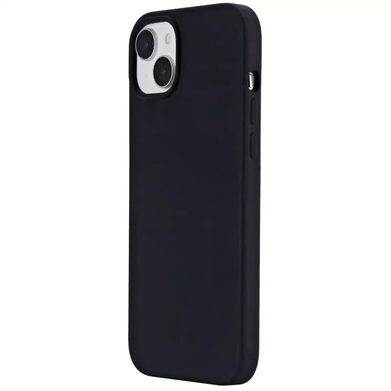 eSTUFF Infinite Riga ES67120026-BULK Rückseitenabdeckung für Mobiltelefon für Apple iPhone 15 Plus, MagSafe-kompatibel, Silikon, Polycarbonat, Schwarz