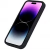 eSTUFF Infinite Riga ES67120027-BULK Rückseitenabdeckung für Mobiltelefon für Apple iPhone 15 Pro, MagSafe-kompatibel, Silikon, Polycarbonat, Schwarz