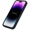 eSTUFF Infinite Riga ES67120028-BULK Rückseitenabdeckung für Mobiltelefon für Apple iPhone 15 Pro Max, MagSafe-kompatibel, Silikon, Polycarbonat, Schwarz
