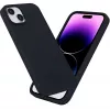 eSTUFF Infinite Rome ES67150026 magnetische Rückseitenabdeckung für Mobiltelefon für Apple iPhone 15 Plus, MagSafe-kompatibel, Silikon, Polycarbonat, Schwarz