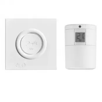 Danfoss Ally Starter Pack, Gateway + Heizkörperthermostat, Weiß (014G2440)