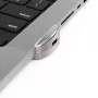 Compulocks Ledge Lock Adapter für MacBook Pro 16 Zoll M1 M2 M3 Silber