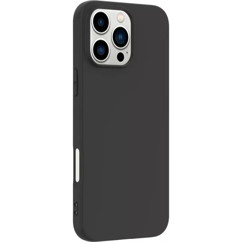 eSTUFF ES67101052-BULK INFINITE VIENNA Hülle für iPhone 16 Pro, Schwarz