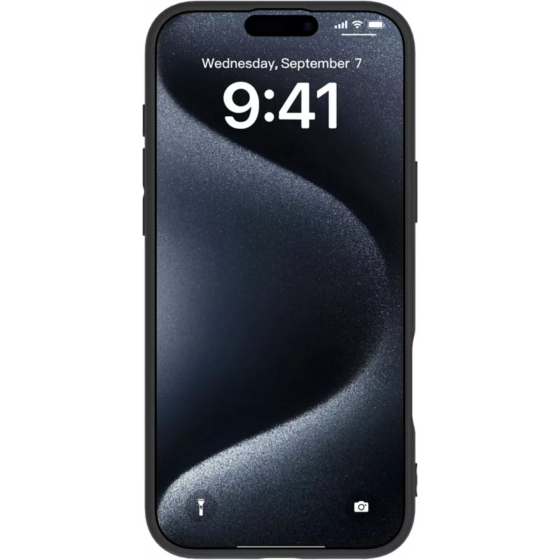 eSTUFF ES67101053-BULK INFINITE VIENNA Hülle für iPhone 16 Pro Max, Schwarz