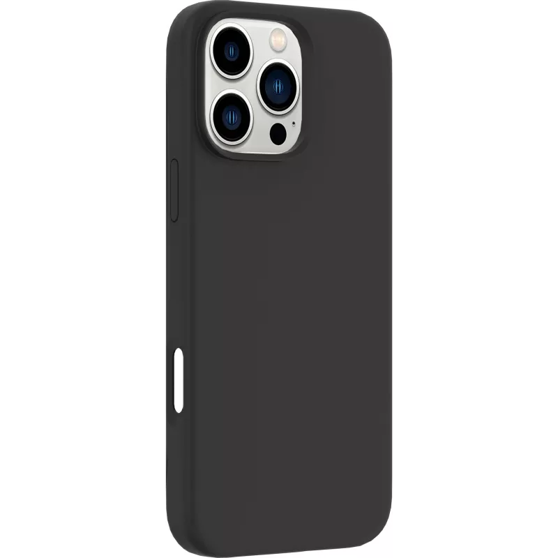 eSTUFF ES67120053-BULK INFINITE RIGA Hülle für iPhone 16 Pro Max, Schwarz