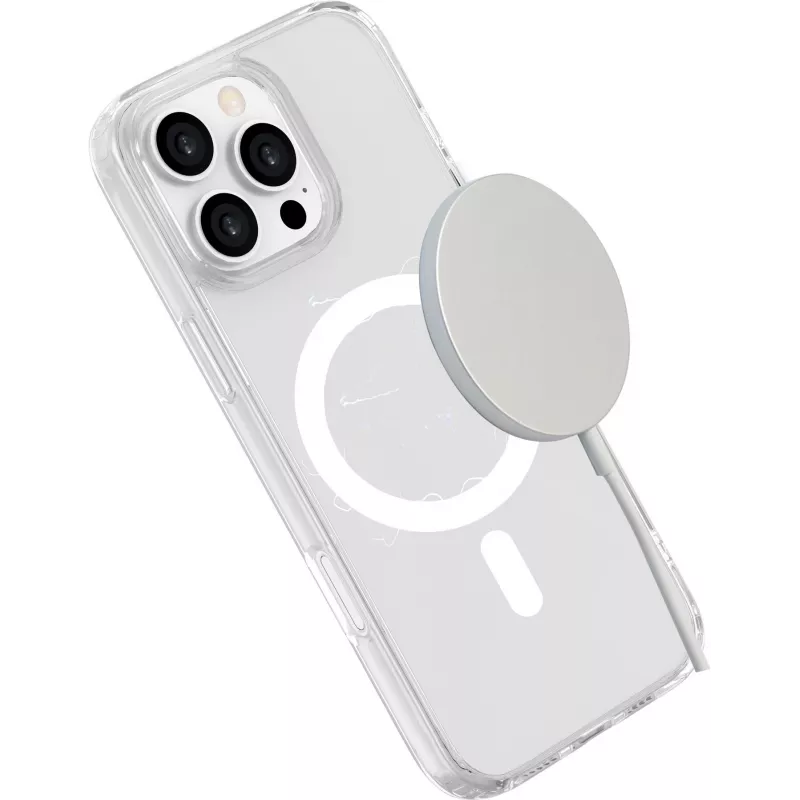 eSTUFF ES67141053 INFINITE OSLO magnetische Hülle für iPhone 16 Pro Max, transparent