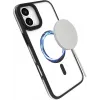 eSTUFF ES67141100 INFINITE HELSINKI magnetische Standhülle für iPhone 16, schwarz