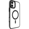 eSTUFF ES67141100 INFINITE HELSINKI magnetische Standhülle für iPhone 16, schwarz