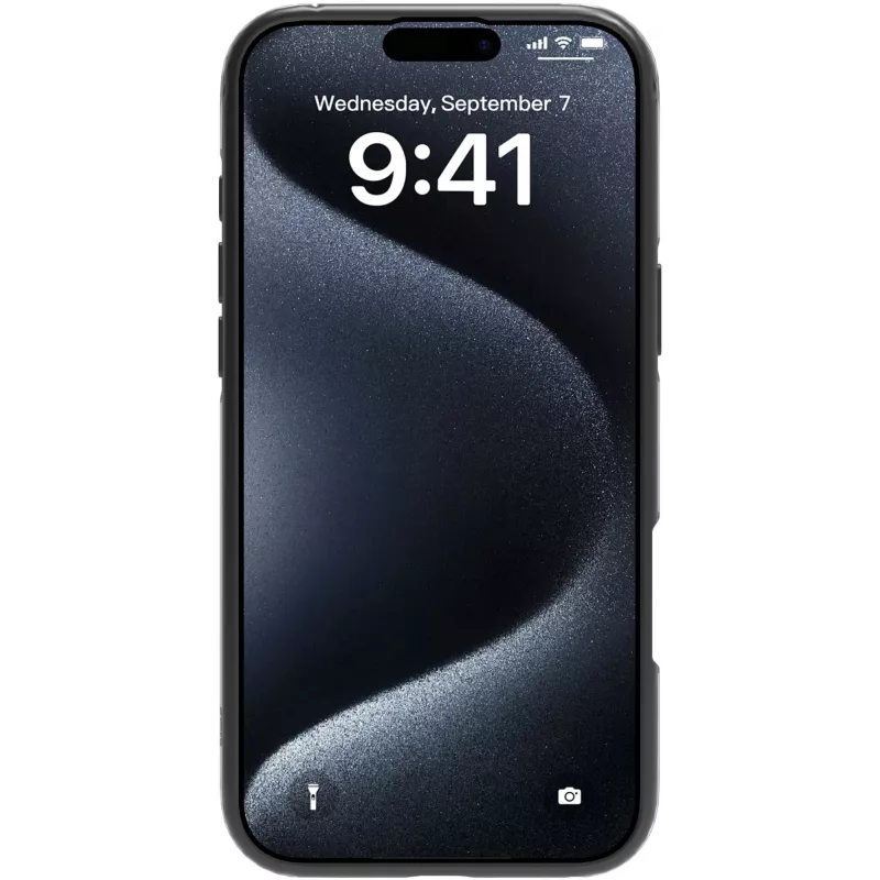 eSTUFF ES67141100 INFINITE HELSINKI magnetische Standhülle für iPhone 16, schwarz