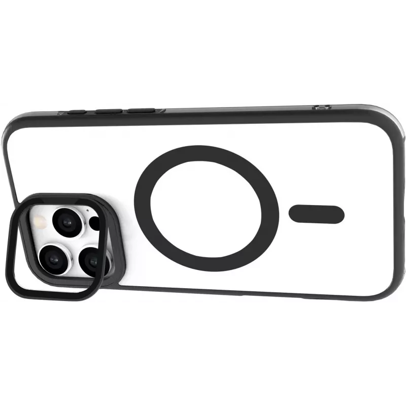 eSTUFF INFINITE HELSINKI ES67141103 magnetische Standhülle für iPhone 16 Pro Max, schwarz