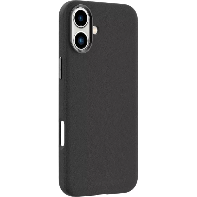 eSTUFF INFINITE VENICE ES67160020 magnetische Hülle für iPhone 16, Leder, Schwarz