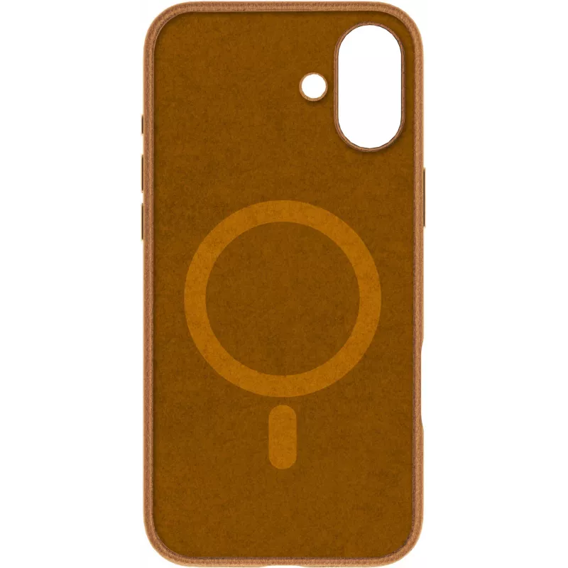 eSTUFF INFINITE VENICE ES67160024 magnetische Hülle für iPhone 16, Leder, Braun