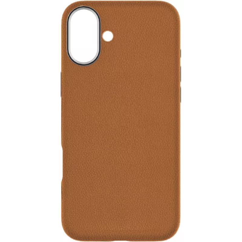 eSTUFF INFINITE VENICE ES67160024 magnetische Hülle für iPhone 16, Leder, Braun