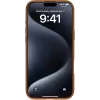 eSTUFF INFINITE VENICE ES67160024 magnetische Hülle für iPhone 16, Leder, Braun