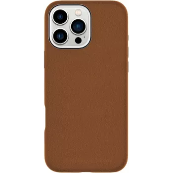 eSTUFF INFINITE VENICE magnetische Lederhülle für iPhone 16 Pro, braun