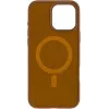 eSTUFF INFINITE VENICE magnetische Lederhülle für iPhone 16 Pro, braun