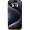 eSTUFF INFINITE VENICE magnetische Lederhülle für iPhone 16 Pro, braun