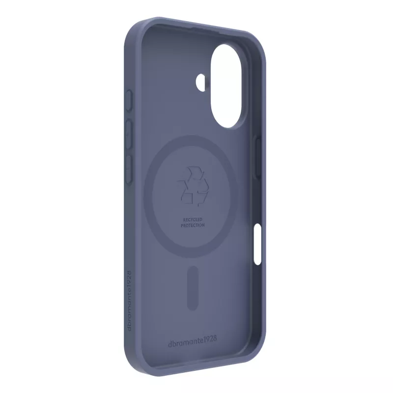 dbramante1928 Greenland Pro MS GP61PABL6243 Rückseitenabdeckung für Apple iPhone 16, MagSafe, Qi, Kunststoff, Pacific Blue