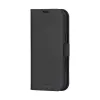 dbramante1928 Lynge MagSafe LM61GTBL6308 Flip-Hülle für Apple iPhone 16 Pro, genarbtes Leder, Schwarz