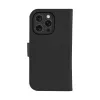 dbramante1928 Lynge MagSafe LM61GTBL6308 Flip-Hülle für Apple iPhone 16 Pro, genarbtes Leder, Schwarz