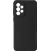 eSTUFF MADRID ES673194-BULK Rückseitenabdeckung für Samsung Galaxy A33 5G, Silikon, Schwarz Seidenfinish