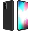 eSTUFF MADRID ES673163-BULK Rückseitenabdeckung für Samsung Galaxy S20+ / S20+ 5G, Silikon, Schwarz