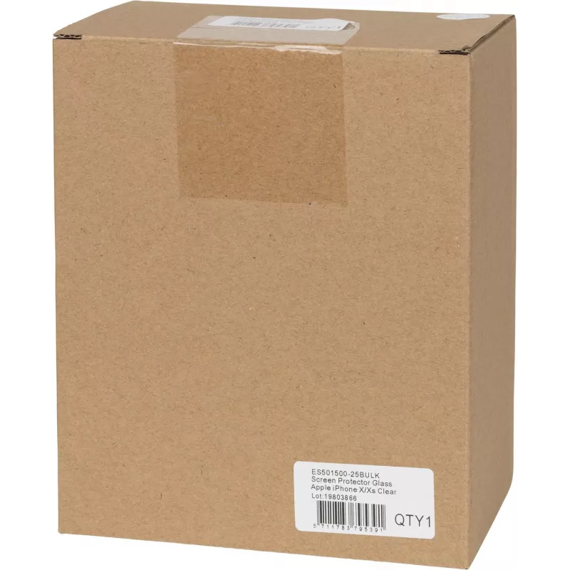 eSTUFF ES501130-25BULK Titan Shield durchsichtiger Displayschutz für Apple iPhone XR/11, 25er-Pack