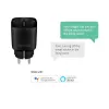 Hombli smarte Steckdose HBPP-0205, 3680 W, Innenbereich, schwarz, 2+1 Aktionspaket (3 Stück)