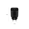 Hombli smarte Steckdose HBPP-0205, 3680 W, Innenbereich, schwarz, 2+1 Aktionspaket (3 Stück)