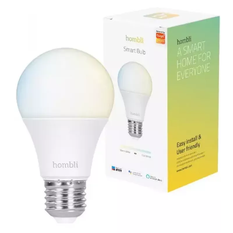Hombli E27 smarte Glühbirne, 9 W, CCT, 1+1 Promo-Pack (2 Glühbirnen)