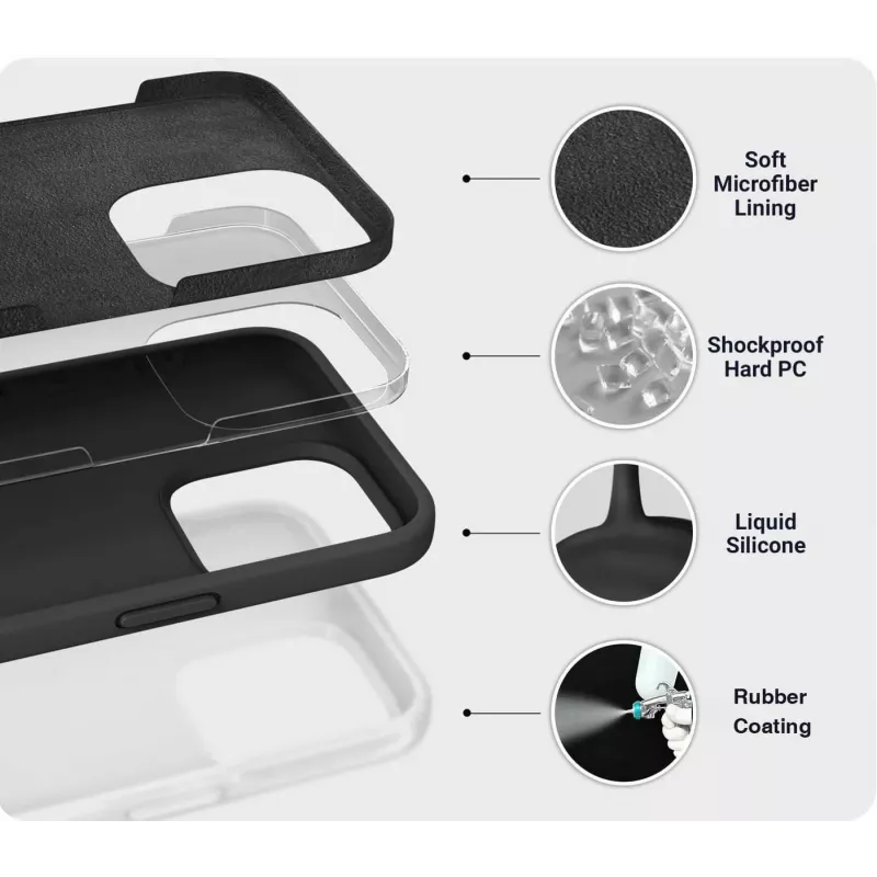 eSTUFF ES67150055-BULK Handyhülle 16 cm (6,3 Zoll) Cover Schwarz