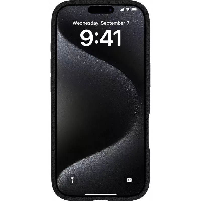 eSTUFF INFINITE GRS VENICE ES67160027 magnetische Lederhülle für iPhone 17, schwarz