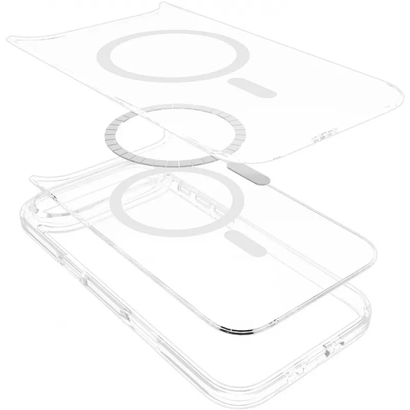 eSTUFF INFINITE GRS OSLO ES67141056 magnetische Hülle für iPhone Air, transparent