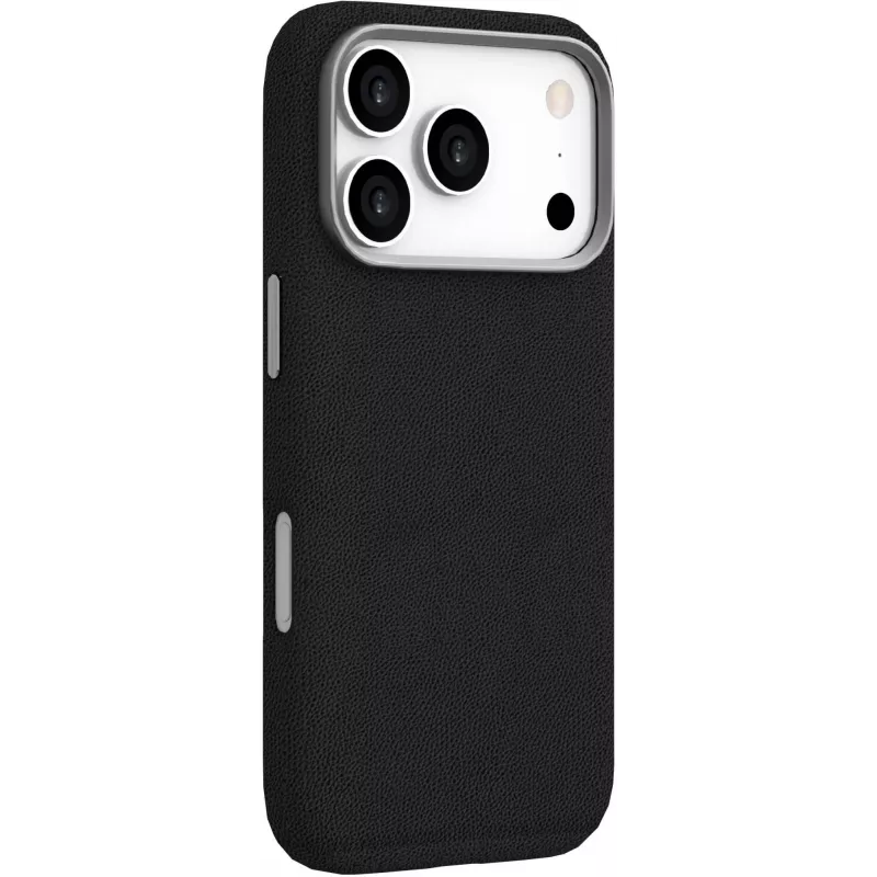 eSTUFF INFINITE GRS VENICE ES67160029 magnetische Lederhülle für iPhone 17 Pro, schwarz