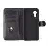 eSTUFF WALES ES67340008-BULK Wallet-Flip-Case für Samsung Galaxy A54 5G, PU, Schwarz