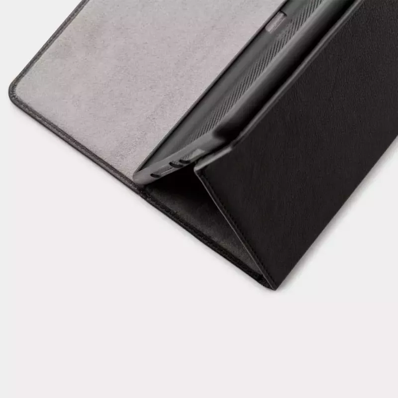 Trunk TR-LEAIPC12-BLK Lederhülle für iPad 12,9 Zoll, 32,8 cm (12,9 Zoll), Schwarz