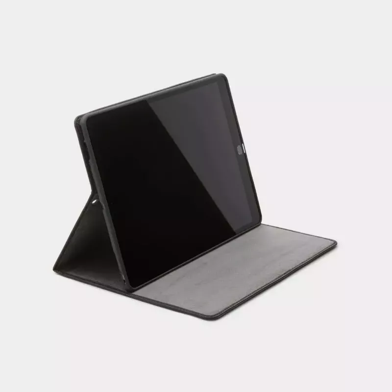 Trunk TR-LEAIPC12-BLK Lederhülle für iPad 12,9 Zoll, 32,8 cm (12,9 Zoll), Schwarz