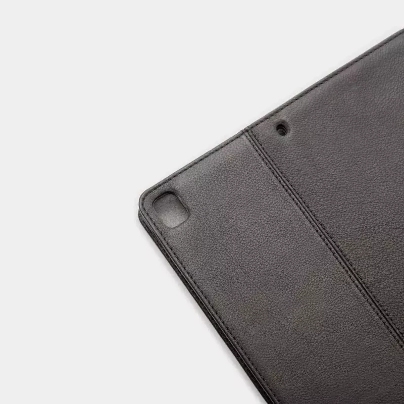 Trunk TR-LEAIPC12-BLK Lederhülle für iPad 12,9 Zoll, 32,8 cm (12,9 Zoll), Schwarz