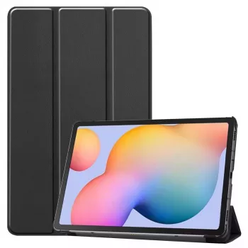 eSTUFF HOUSTON Folio-Hülle für Samsung Galaxy Tab S8+/S7+ - Schwarz