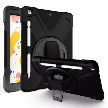 Cover eSTUFF CHICAGO Full Body Defender Case für iPad 10.2 Schwarz