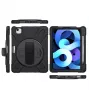 eSTUFF Defender Case ES681551-BULK Rückseitenabdeckung für Apple iPad Pro 11 / iPad Air 10,9 (4./5. Gen.), 27,9 cm (11 Zoll), Silikon/Polycarbonat, schwarz