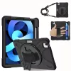 eSTUFF Defender Case ES681551-BULK Rückseitenabdeckung für Apple iPad Pro 11 / iPad Air 10,9 (4./5. Gen.), 27,9 cm (11 Zoll), Silikon/Polycarbonat, schwarz
